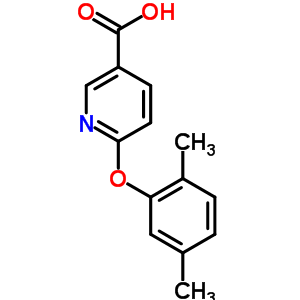 6-(2,5-Dimethylphenoxy)nicotinic acid Structure,954264-14-3Structure