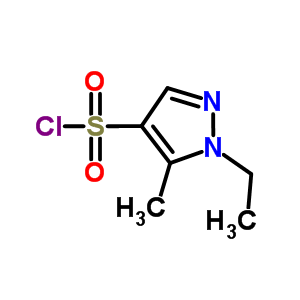 1-Ethyl-5-methyl-1H-pyrazole-4-sulfonyl chloride Structure,957261-55-1Structure