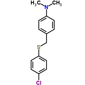 Benzenamine,4-[[(4-chlorophenyl)thio]methyl]-n,n-dimethyl- Structure,959-82-0Structure