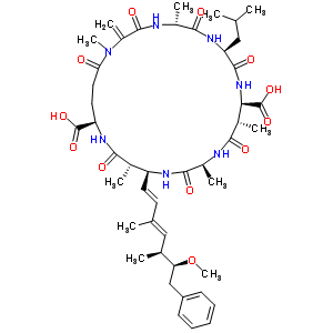 Microcystin-la Structure,96180-79-9Structure