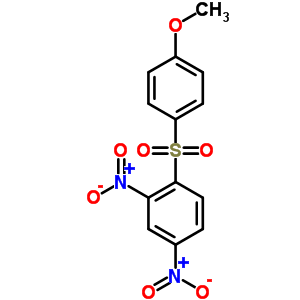 Benzene,1-[(4-methoxyphenyl)sulfonyl]-2,4-dinitro- Structure,972-48-5Structure