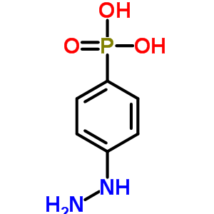 Phosphonic acid,p-(4-hydrazinyl phenyl)- Structure,98197-04-7Structure