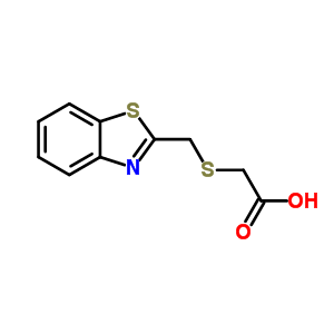 (1,3-Benzothiazol-2-ylmethyl)thio]acetic acid Structure,99184-85-7Structure