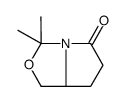 (S)-3,3-dimethyltetrahydropyrrolo[1,2-c]oxazol-5(3h)-one Structure,99208-71-6Structure