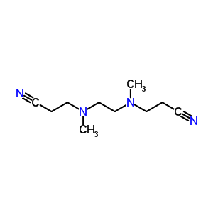 3-[2-(2-Cyanoethyl-methyl-amino)ethyl-methyl-amino]propanenitrile Structure,999-23-5Structure